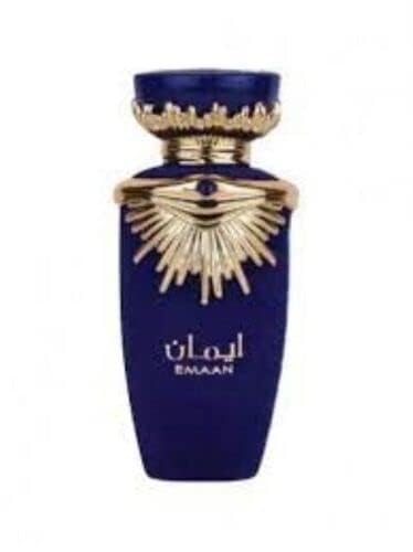 Lattafa Emaan Eau de Parfum Spray for Unisex, 3.4 Ounce