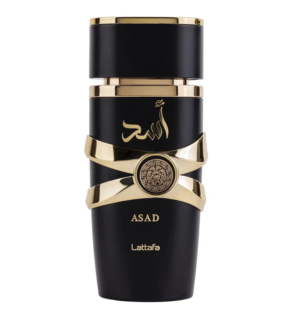 Lattafa Perfumes Asad for Unisex Eau de Parfum Spray, 3.4 Ounce