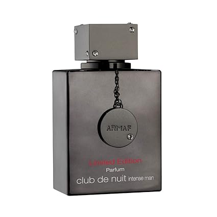 ARMAF Club De Nuit Intense Men Limited Edition Pure Parfum, Black, Woody Spicy Masculine Scent, 3.6 Fl Oz