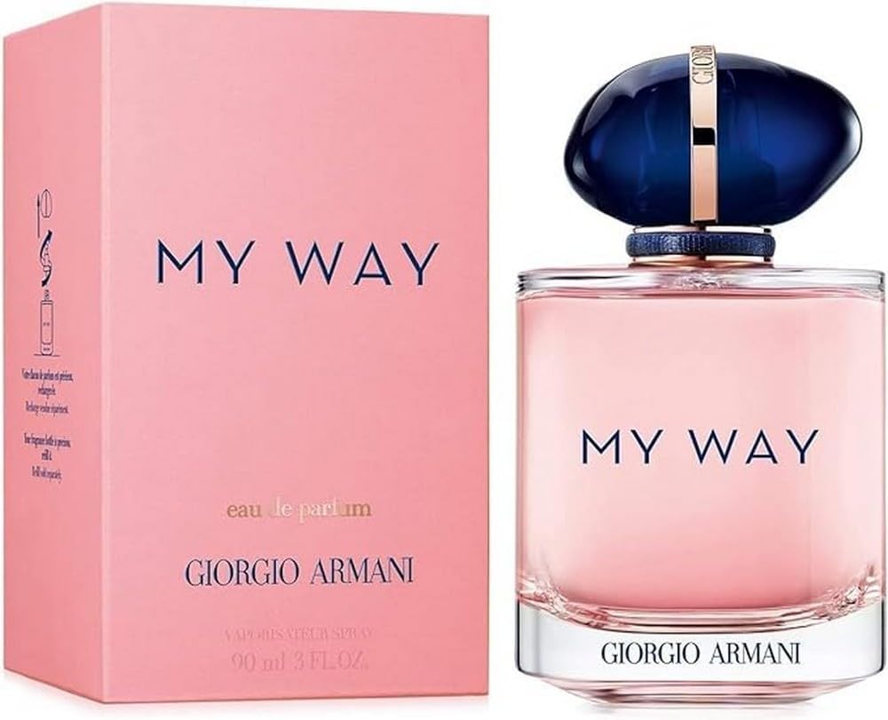 Giorgio Armani My Way for Women Eau de Parfum Spray, Pink,3 Fl Oz (Pack of 1)