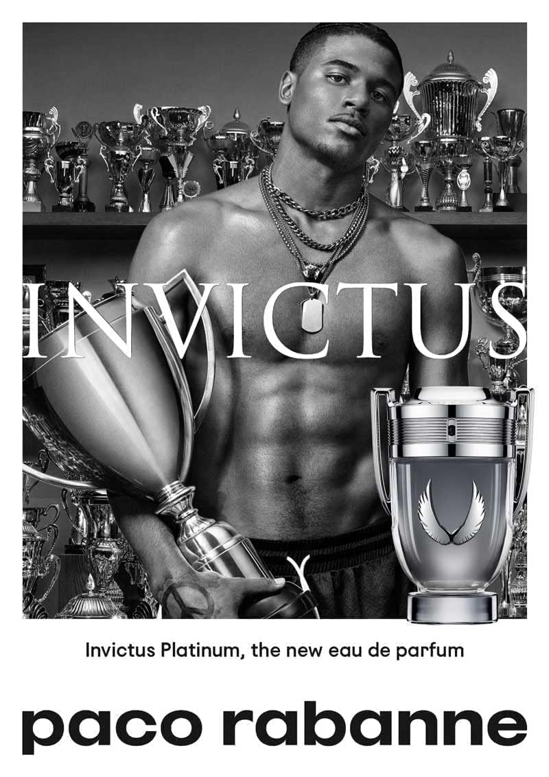 Paco Rabanne Invictus Platinum for Men 3.4 oz Eau de Parfum Spray