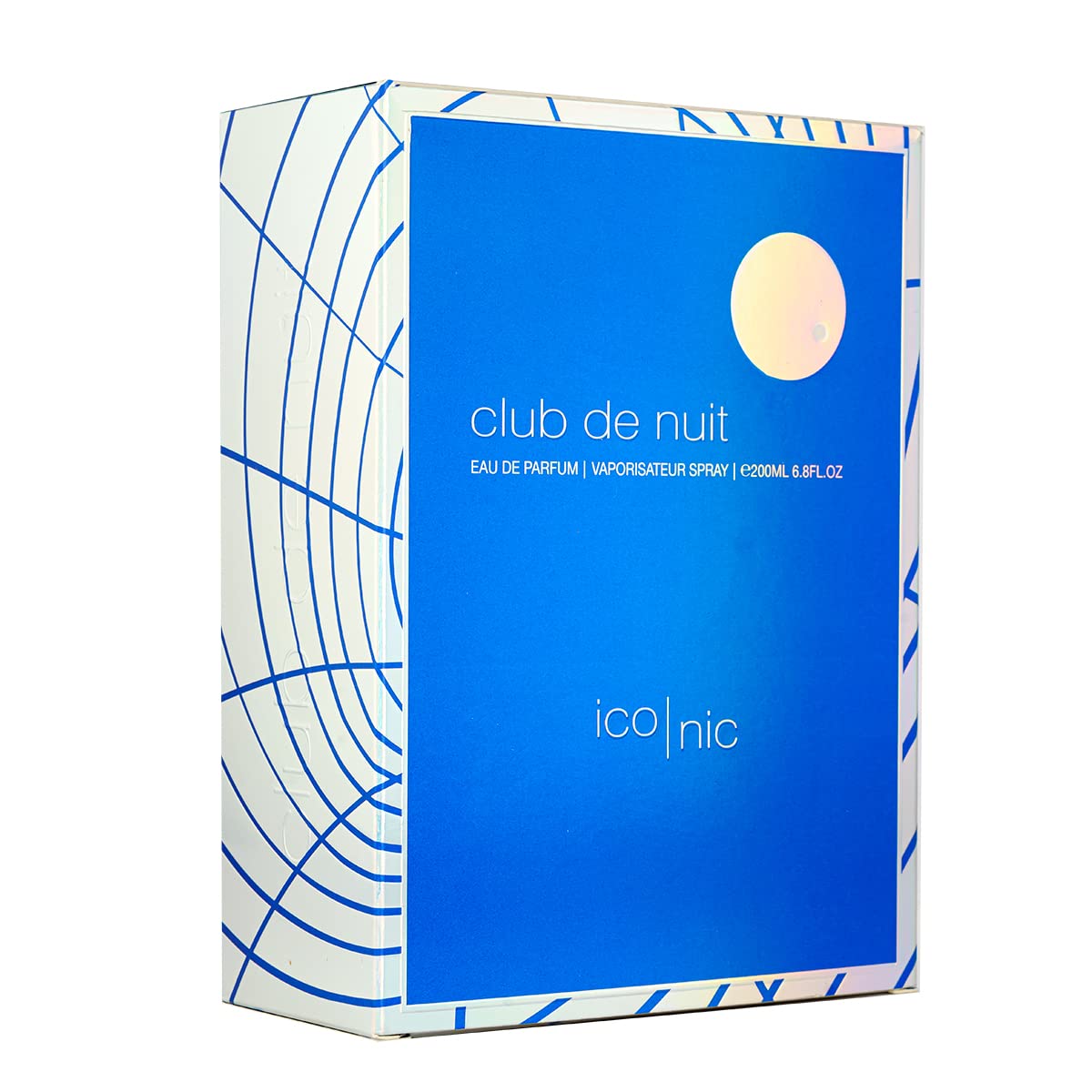 Armaf Club de Nuit Blue Iconic for Men Eau de Parfum Spray, 3.6 Ounce