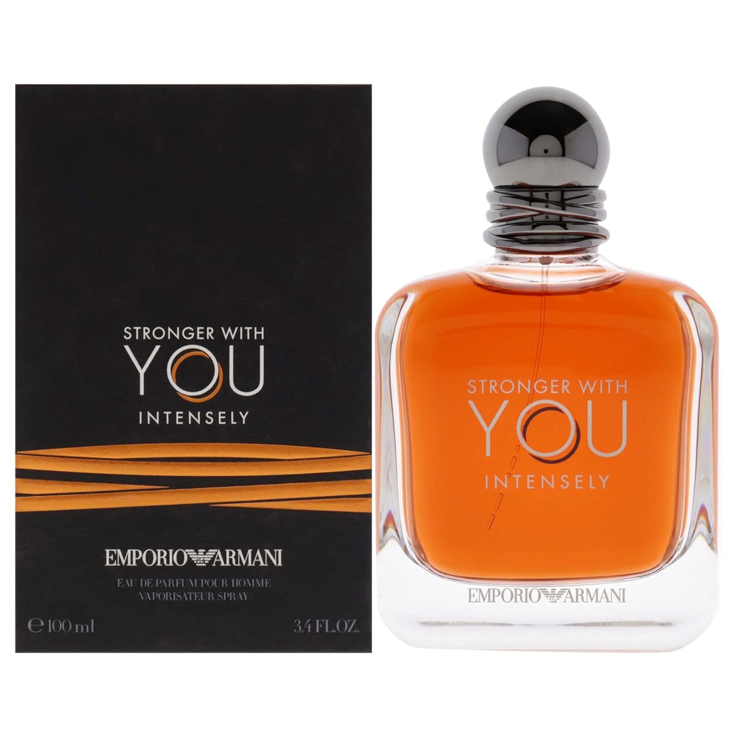 Emporio Armani Stronger With You Intensely for Men 3.4 oz Eau de Parfum Spray