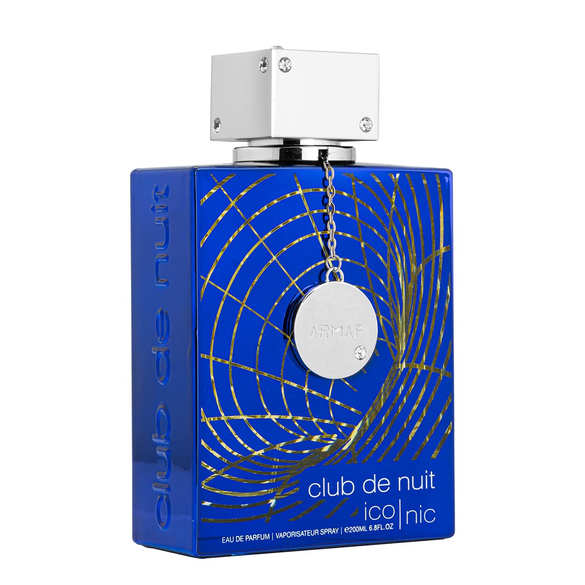 Armaf Club de Nuit Blue Iconic for Men Eau de Parfum Spray, 3.6 Ounce