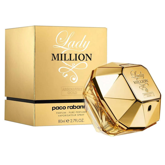 Paco Rabanne Lady Million Absolutely Gold 2.7 oz Pure Perfume for women